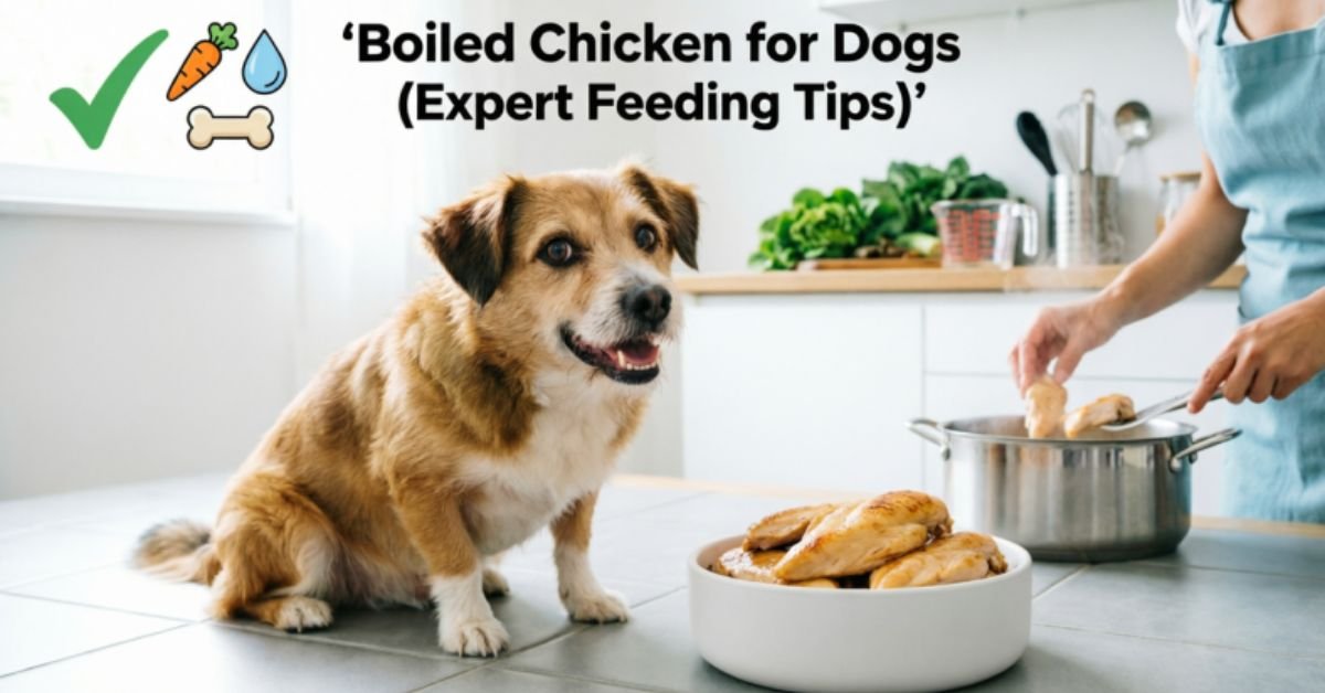 Boiled Chicken for Dogs