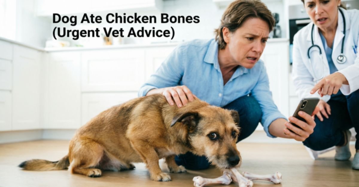 Dog Ate Chicken Bones