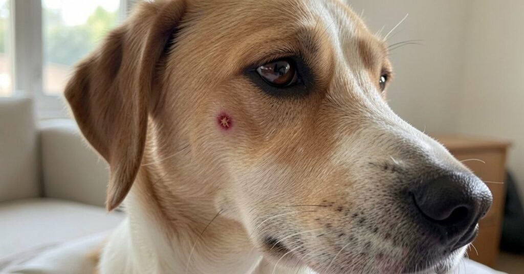 Spider Bite on Dog