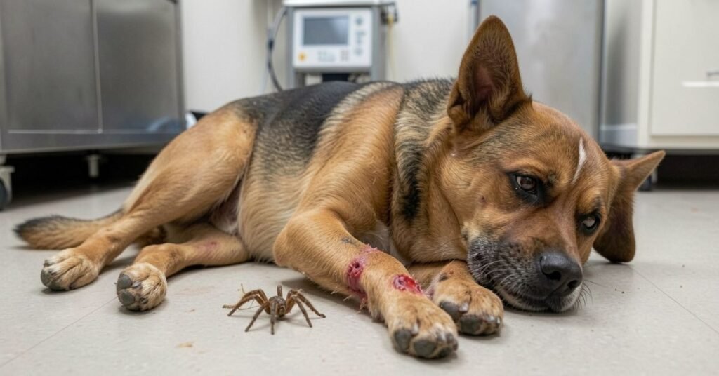 Spider Bite on Dog