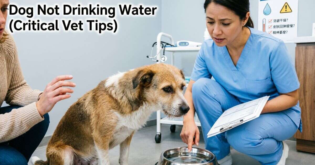 Dog Not Drinking Water
