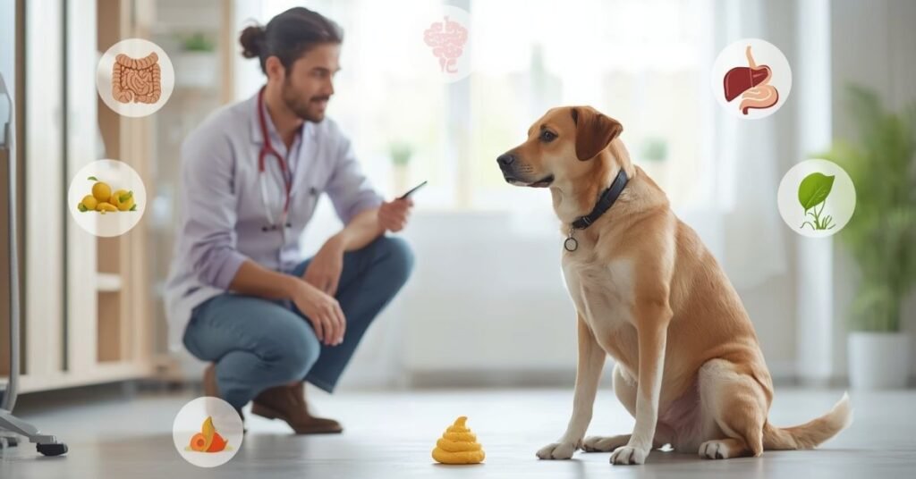Dog Poop Yellow Color