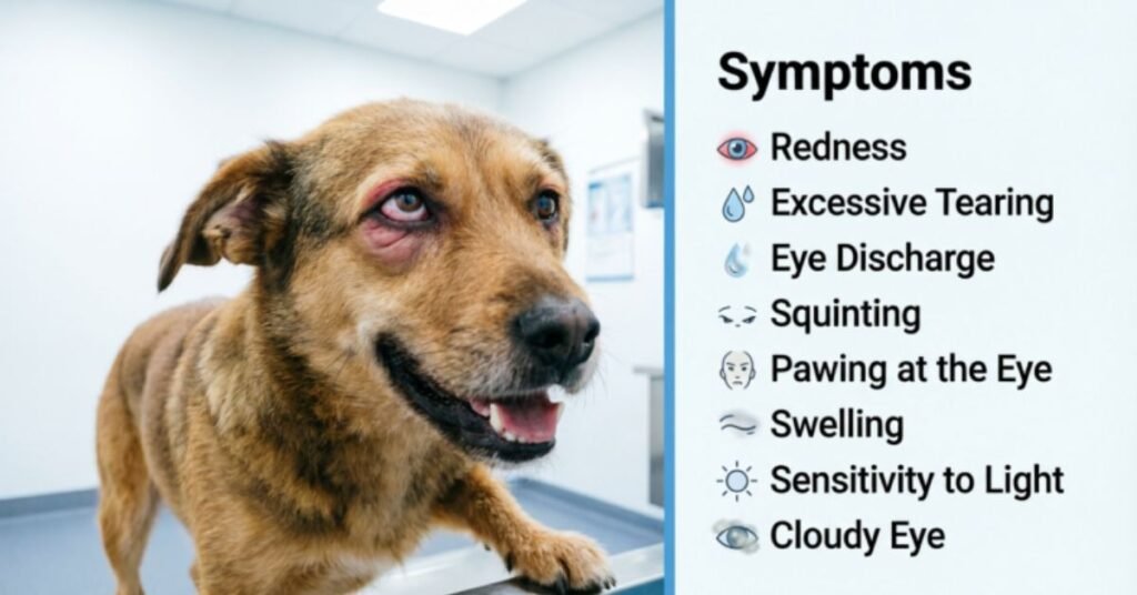dog eye swelling